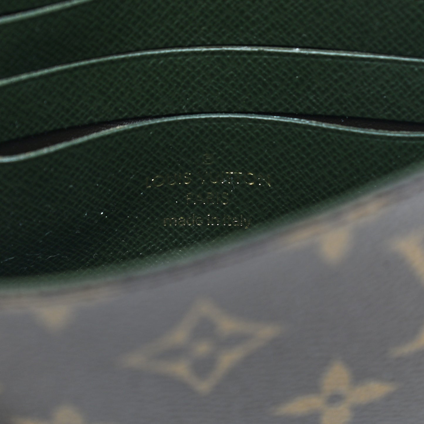 Monogram Felicie Strap & Go Kaki