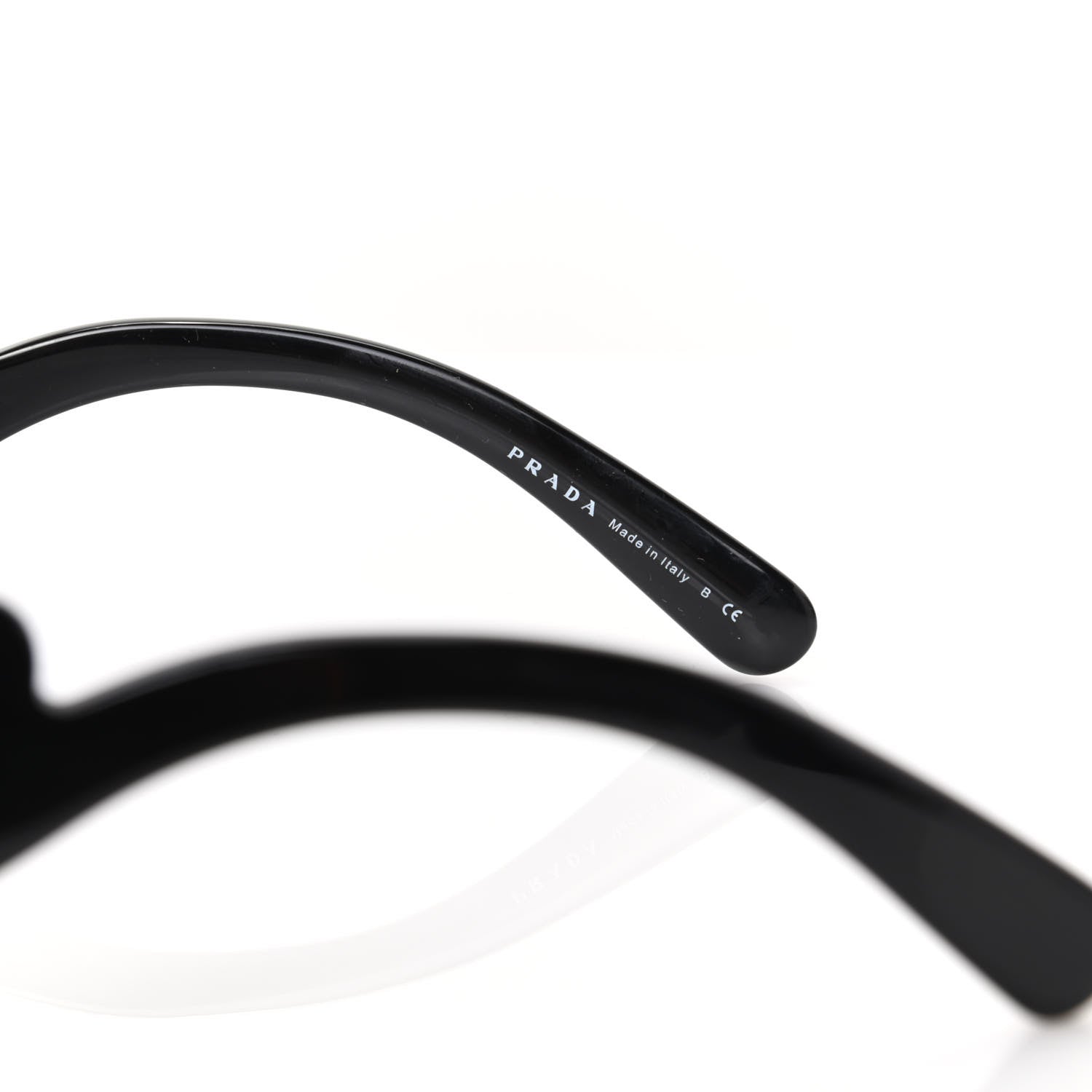 Prada Baroque Sunglasses SPR 27N Black 7 of 9