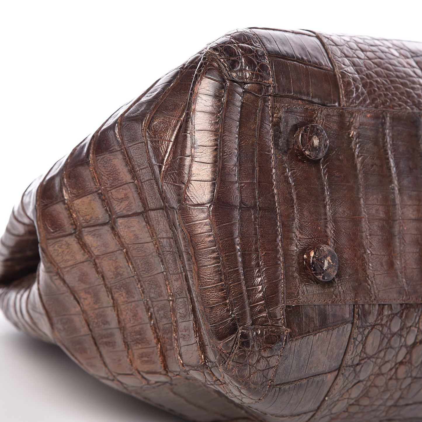 Crocodile Tote Brown