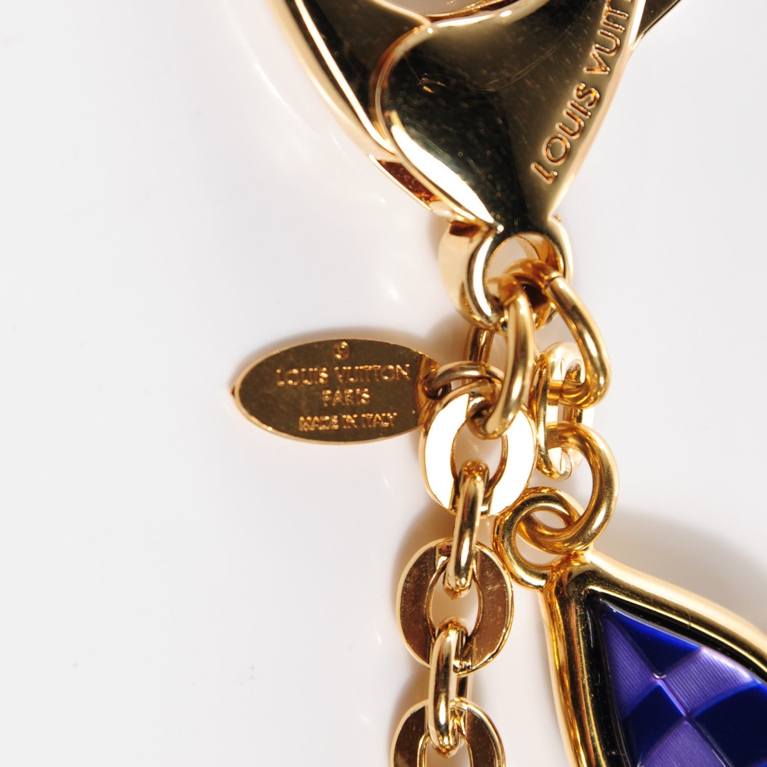 Louis Vuitton Mosaique Bag Charm Blue 5 of 7