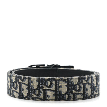 Christian Dior Oblique 35mm Belt 80 Blue Multi 2 of 7