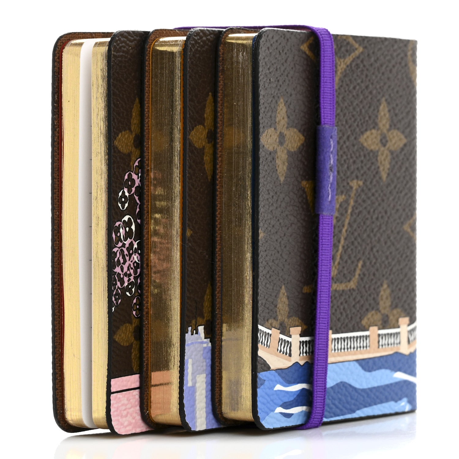 Louis Vuitton Monogram 2019 Christmas Animation Set of 3 Mini Jules Notebooks 3 of 8