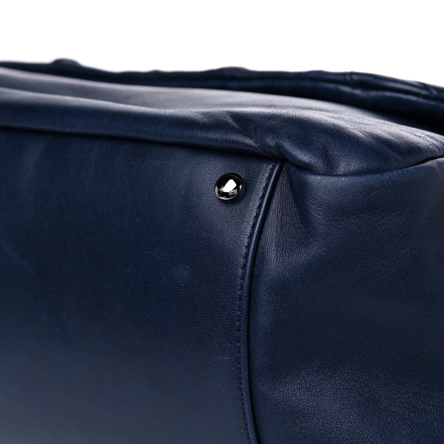 Chanel Lambskin Quilted Soft Squares Origami Accordion Flap Navy 10 of 15