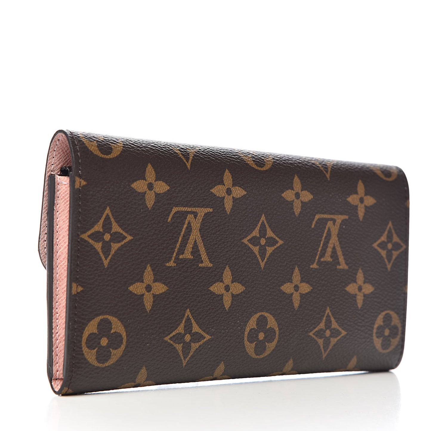 Monogram Emilie Wallet Rose Ballerine