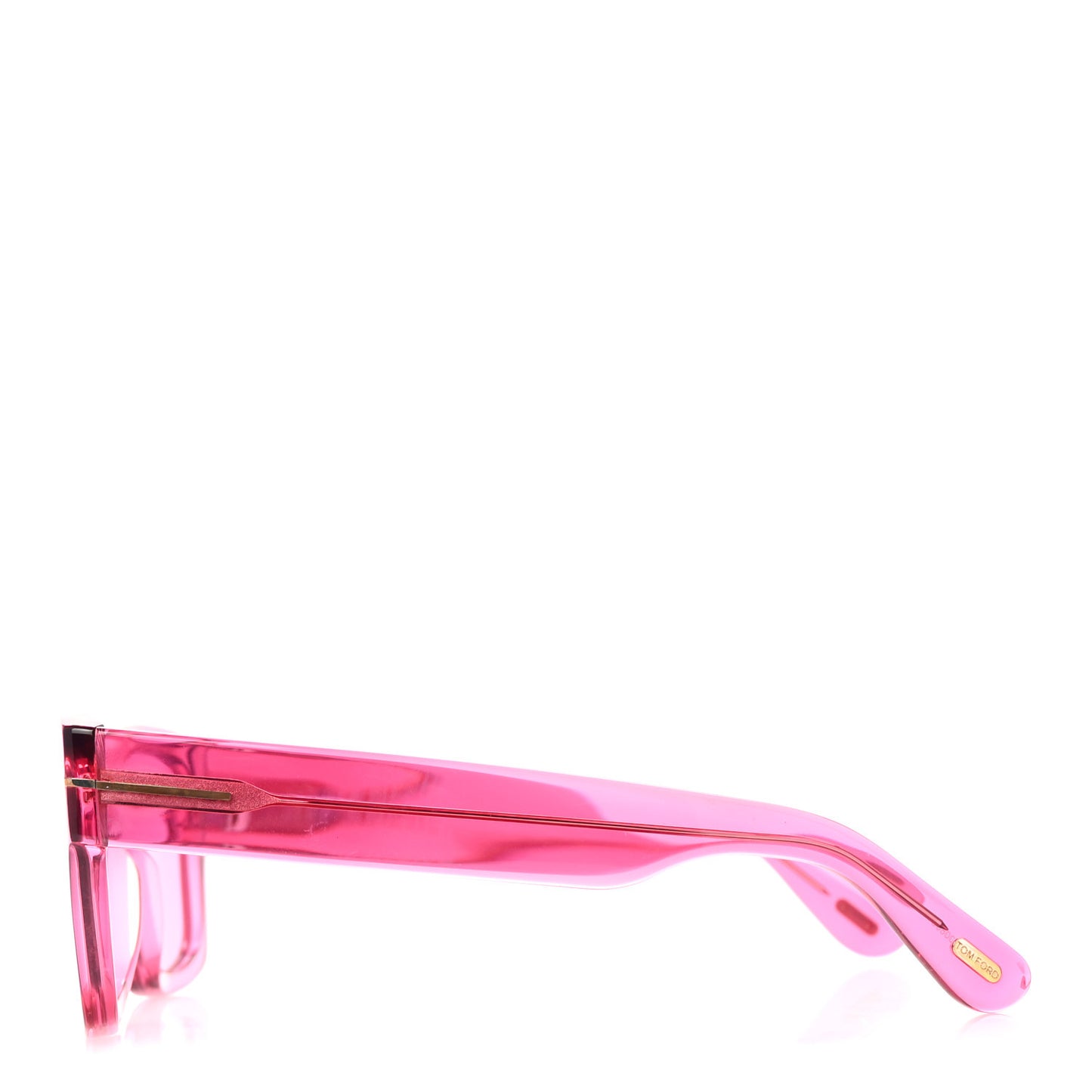 Acetate Fausto Sunglasses TF711 Transparent Pink