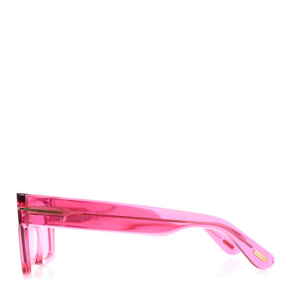 Tom Ford Acetate Fausto Sunglasses TF711 Transparent Pink 3 of 8