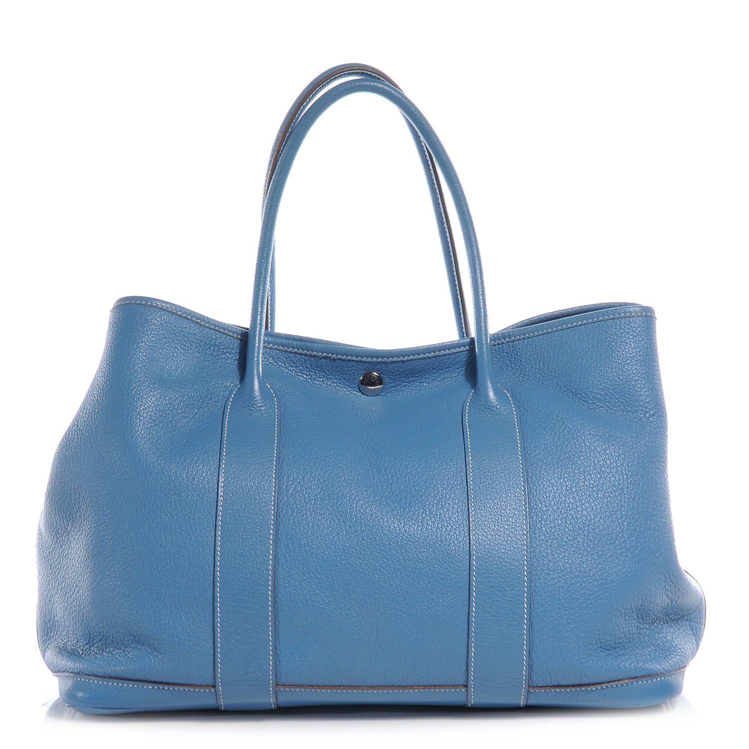 Hermes Buffle Sindhu Garden Party MM 36 Azur 1 of 9