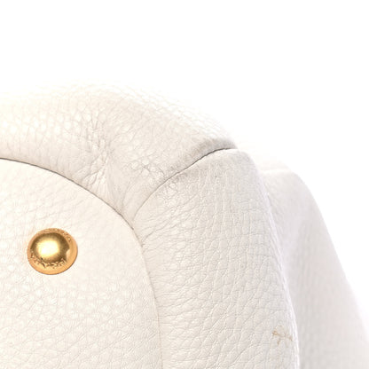 Prada Vitello Daino Shoulder Bag White 9 of 14