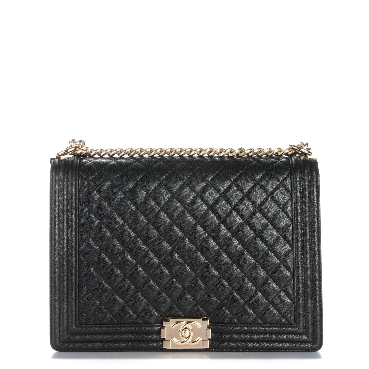 Chanel Caviar Quilted Large Boy Flap Black 1 of 8