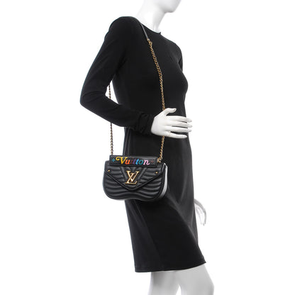 Louis Vuitton Calfskin New Wave Chain PM Black 2 of 8