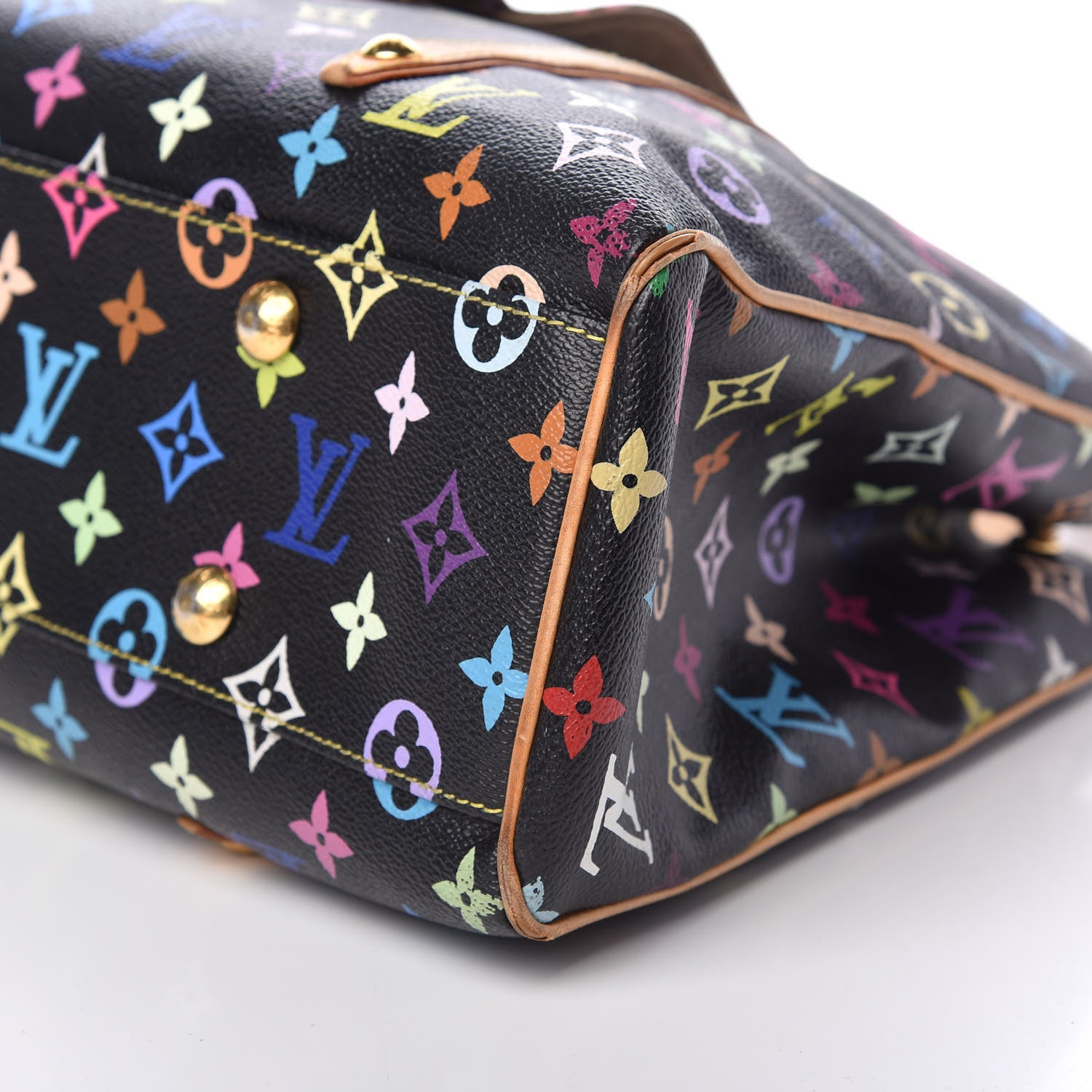Louis Vuitton Monogram Multicolor Aurelia MM Black 8 of 8