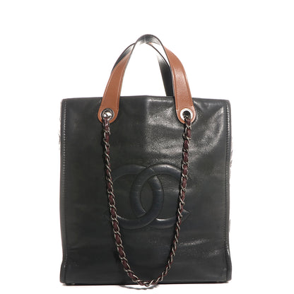 Chanel Iridescent Calfskin In The Mix Tote Black 1 of 7