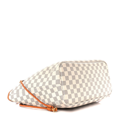 Louis Vuitton Damier Azur Neo Neverfull MM Rose Ballerine 5 of 15