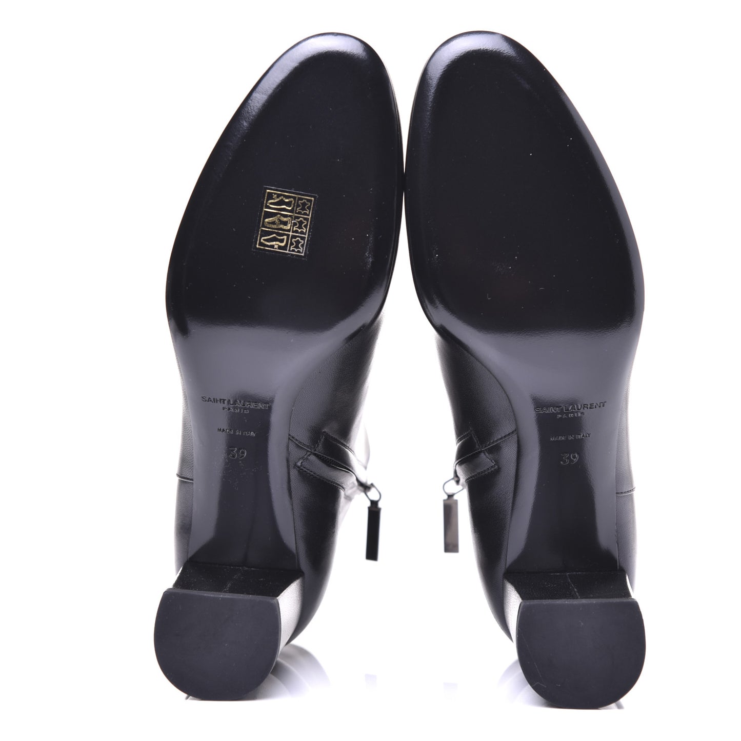 Nappa Loulou Ankle Zip Boot 39 Black