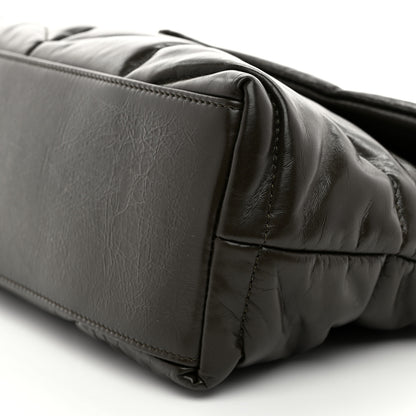 Saint Laurent Lambskin Quilted Small Loulou Puffer Monogram Chain Satchel Light Musk 11 of 11
