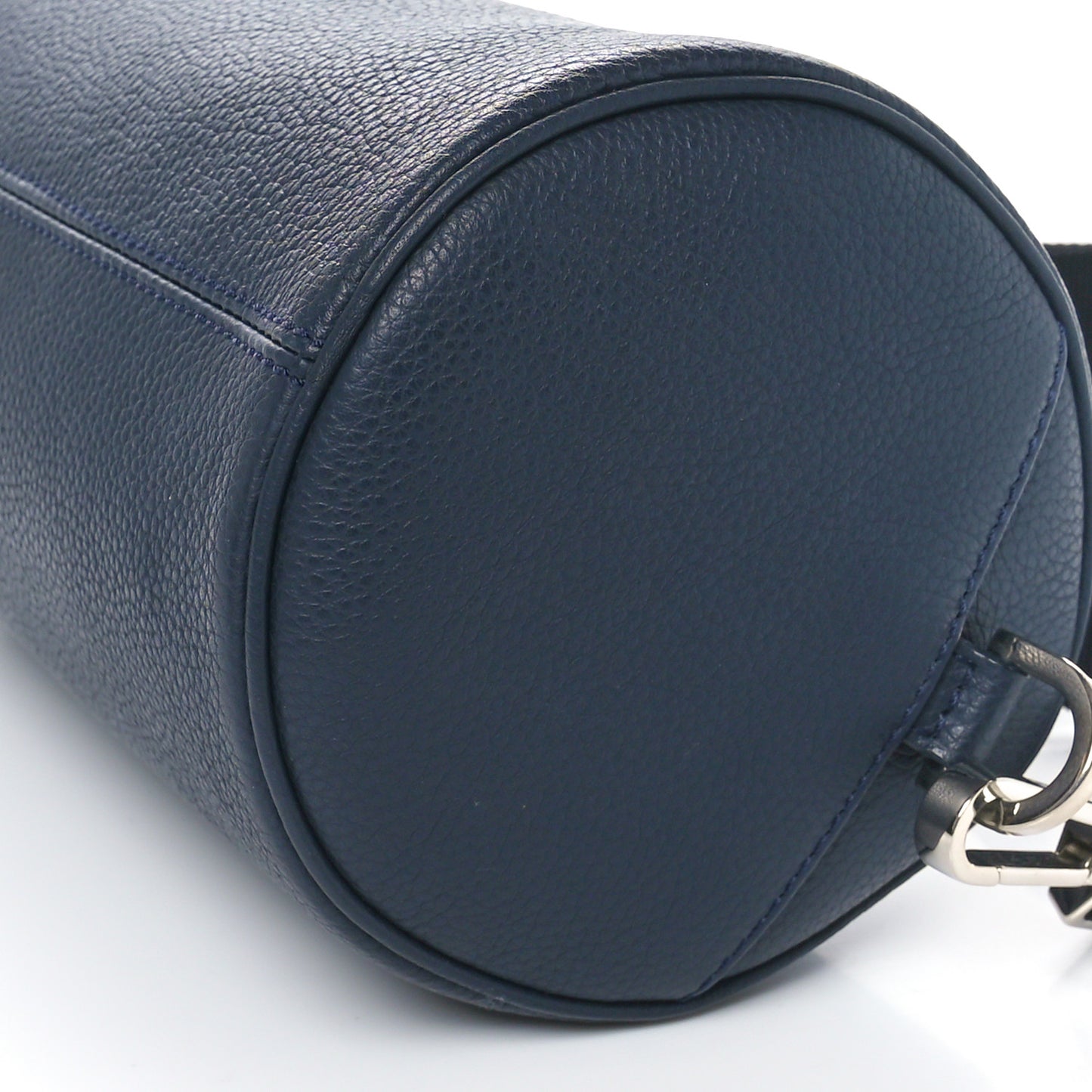HOMME Grained Calfskin Mens Roller Pouch Blue