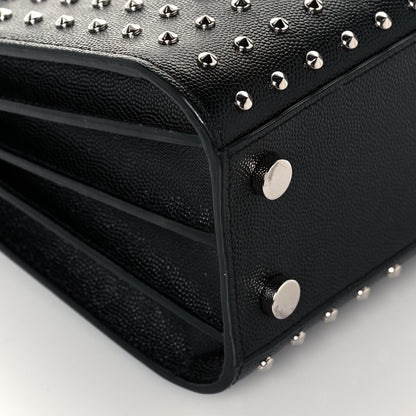 Saint Laurent Grain De Poudre Studded Nano Sac De Jour Black 7 of 10