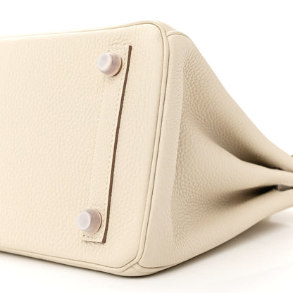 Hermes Togo Birkin 25 Craie 10 of 11