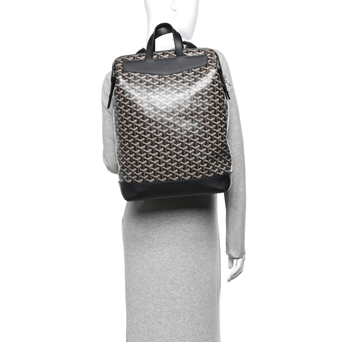 Goyard Goyardine Calfskin Cisalpin Backpack Black 3 of 11