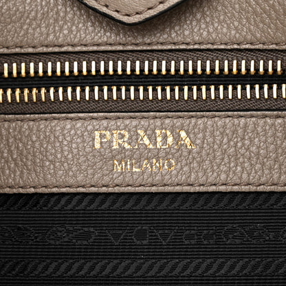 Prada Vitello Daino Messenger Hobo Argilla 6 of 16