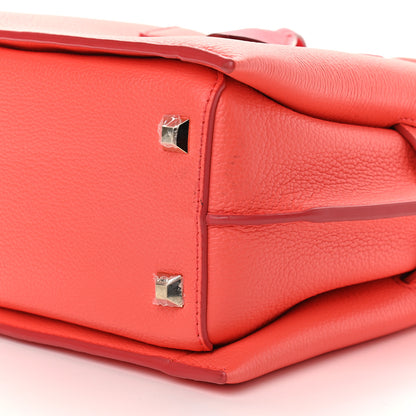 MCM Grained Calfskin Mini Neo Milla Tote Coral 8 of 8