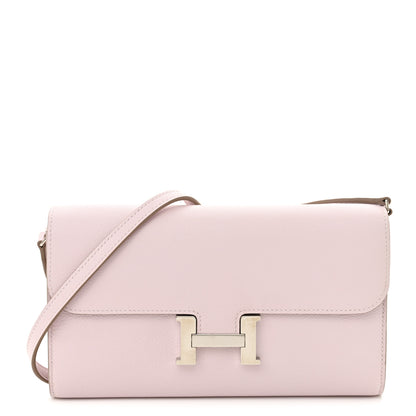 Hermes Evercolor Constance Wallet To Go Mauve Pale 1 of 11