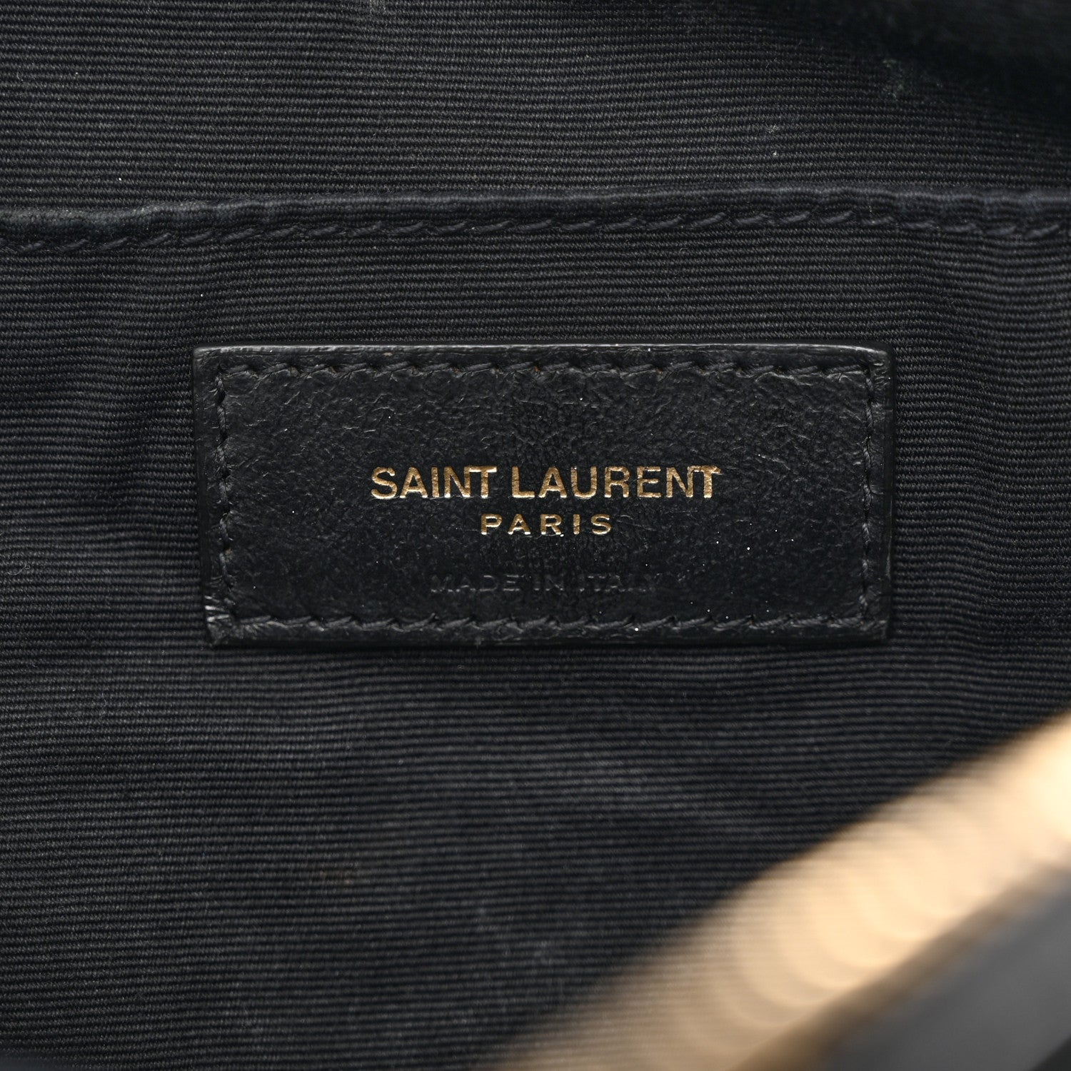 Saint Laurent Calfskin Matelasse Monogram Lou Camera Bag Black 6 of 25