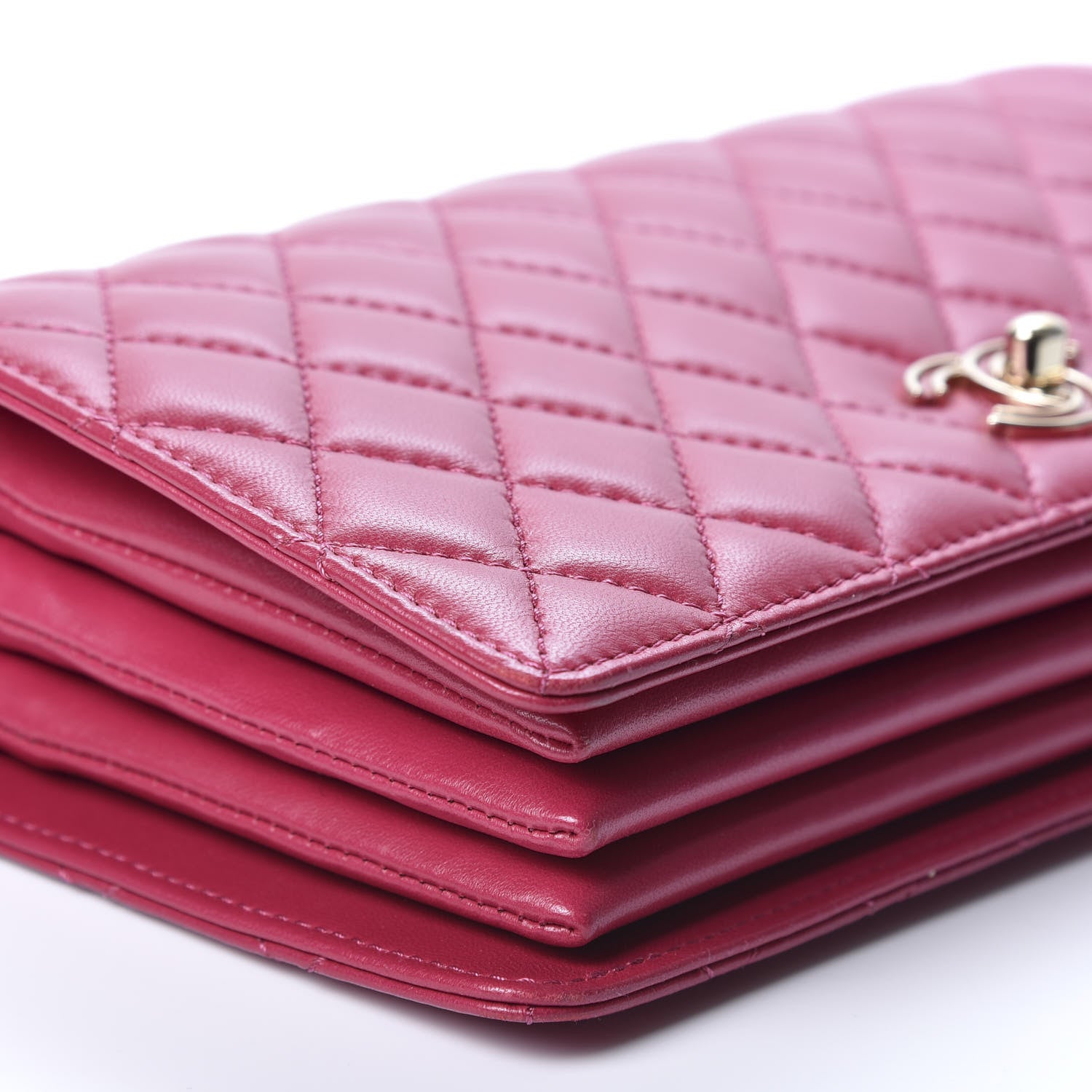 Chanel Lambskin Quilted Small Citizen Chic Flap Dark Pink 6 of 10