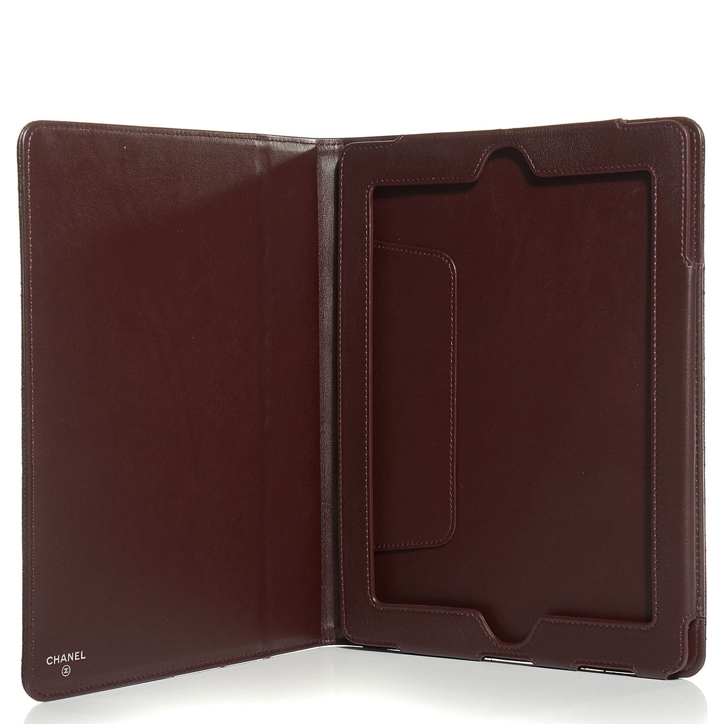 Caviar Quilted iPad Case Black