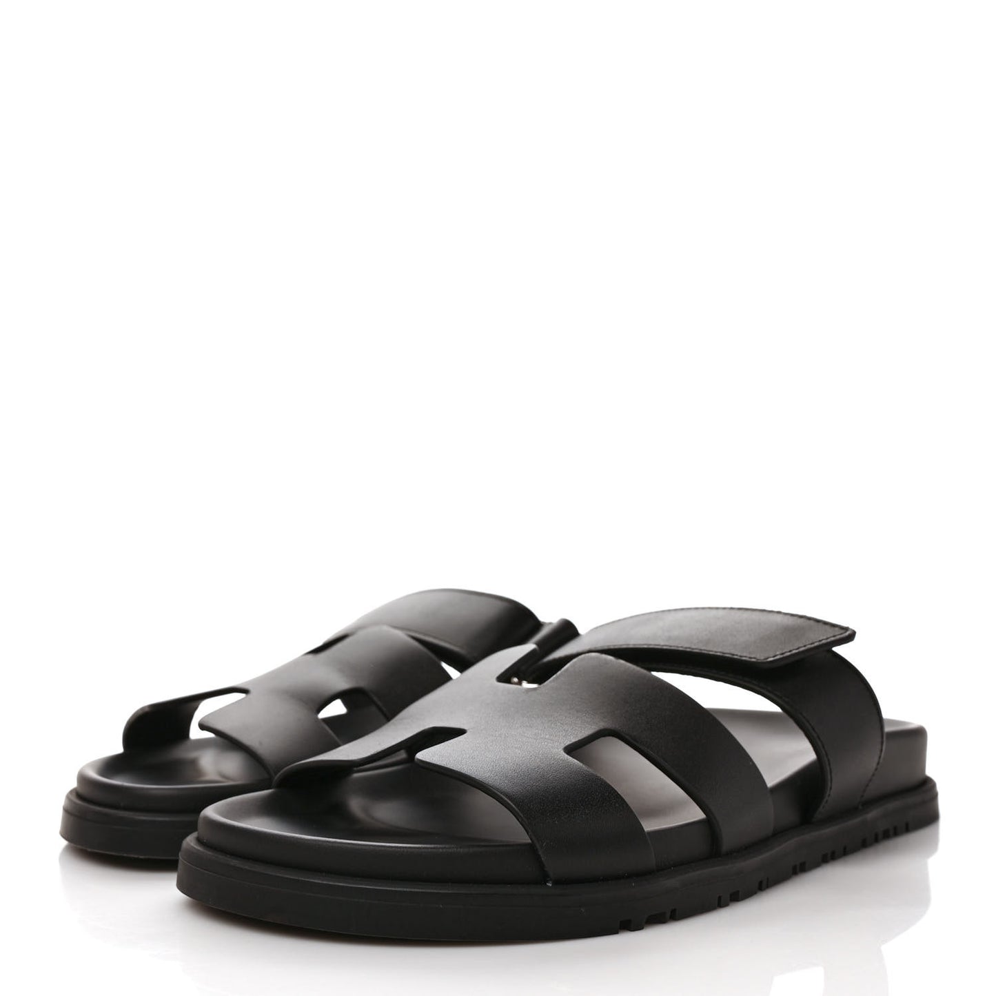 Calfskin Womens Chypre Sandals 38 Black