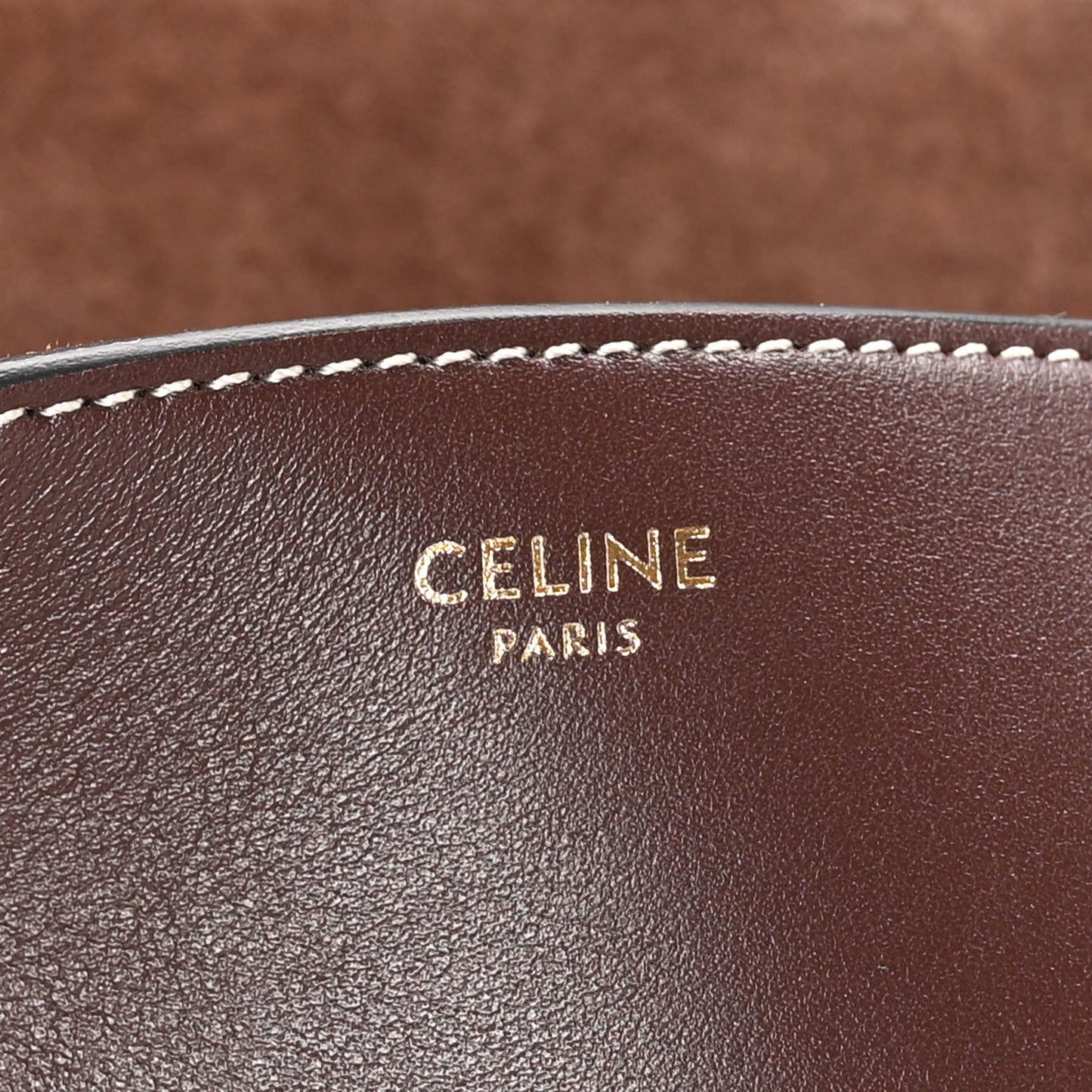 Smooth Calfskin Cuir Triomphe Folco Crossbody Bag Chestnut