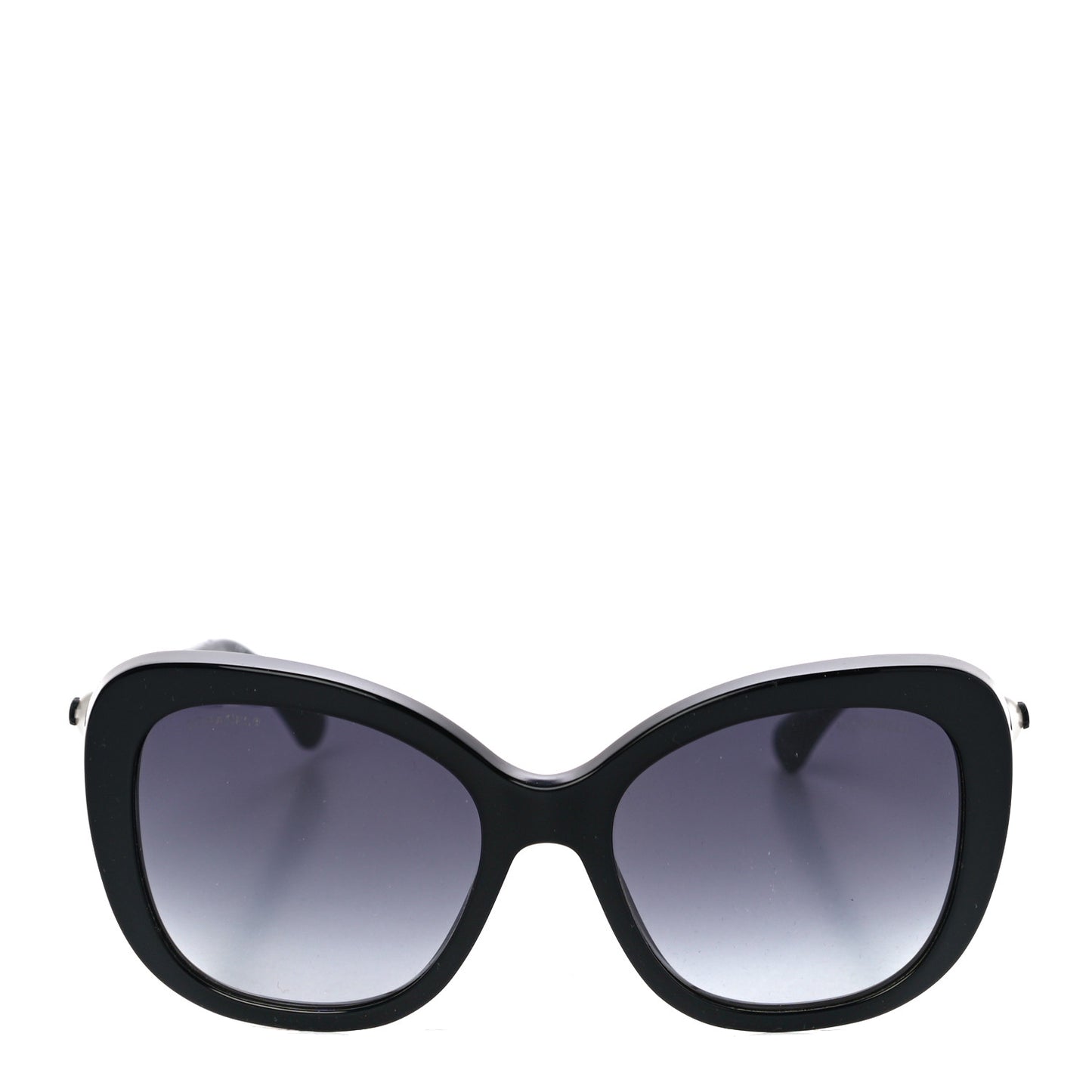 Acetate Butterfly Winter Pearl Sunglasses 5339-H Black