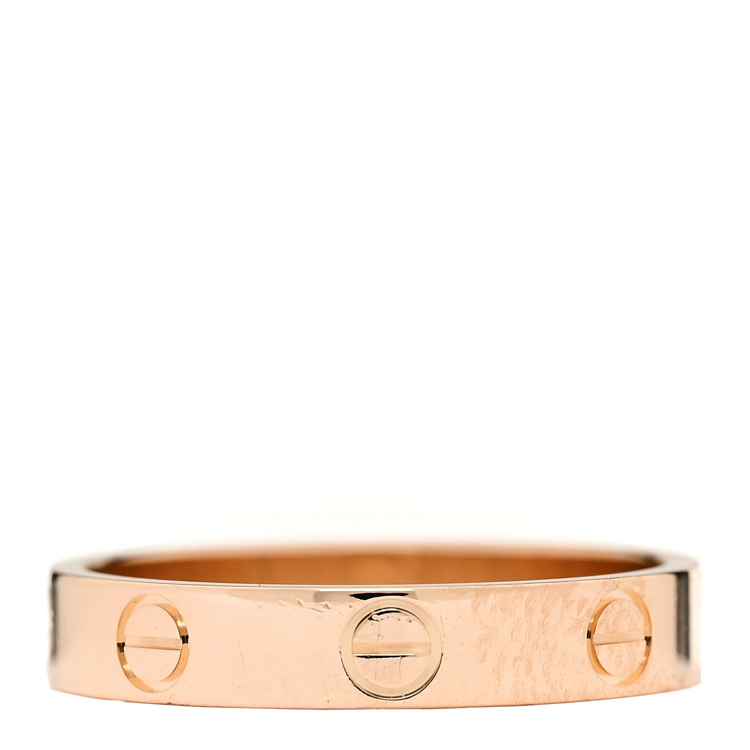 Cartier 18K Pink Gold 3.5mm LOVE Wedding Band Ring 54 7 3 of 5
