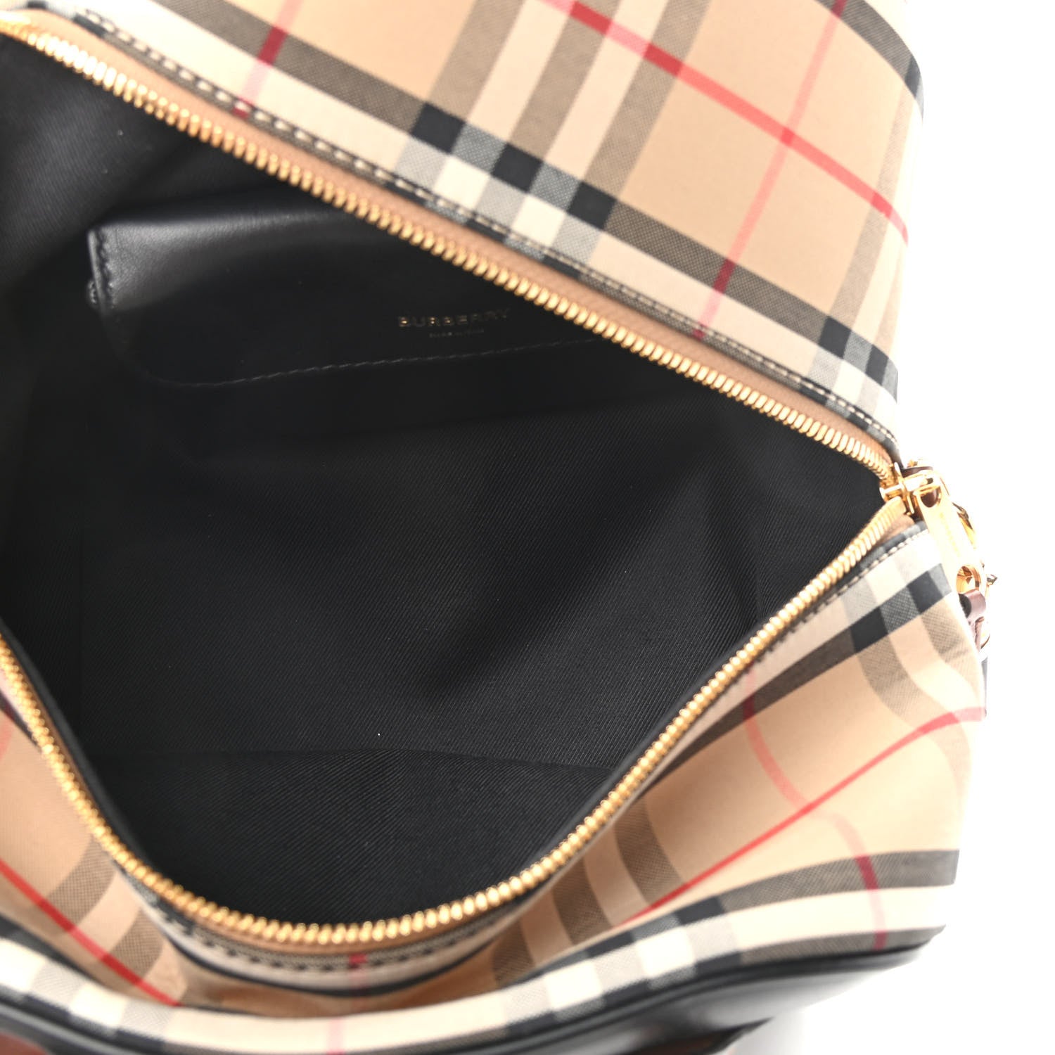 Burberry Smooth Calfskin Small Cube Bowling Bag Black 5 of 9
