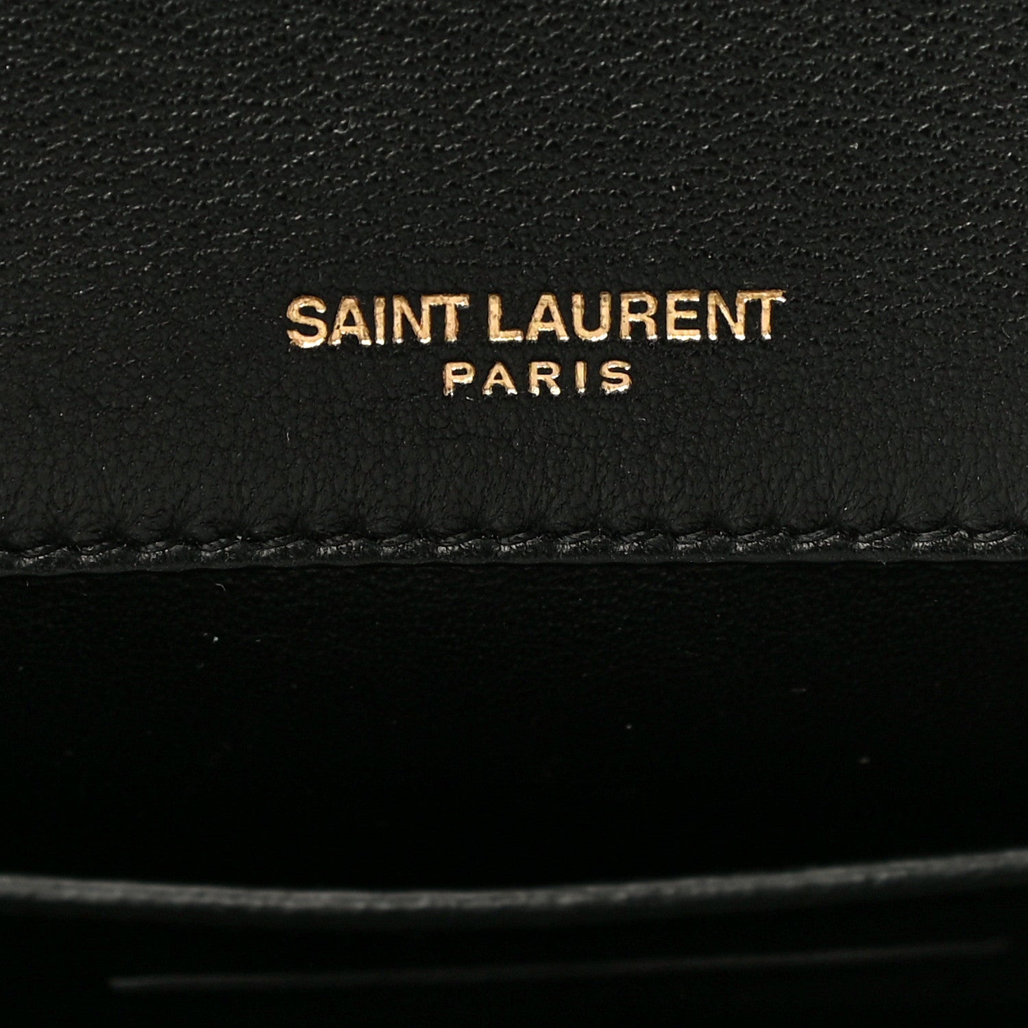 Saint Laurent Lambskin Matelasse Chevron Monogram Small Sulpice Bag Black 6 of 11