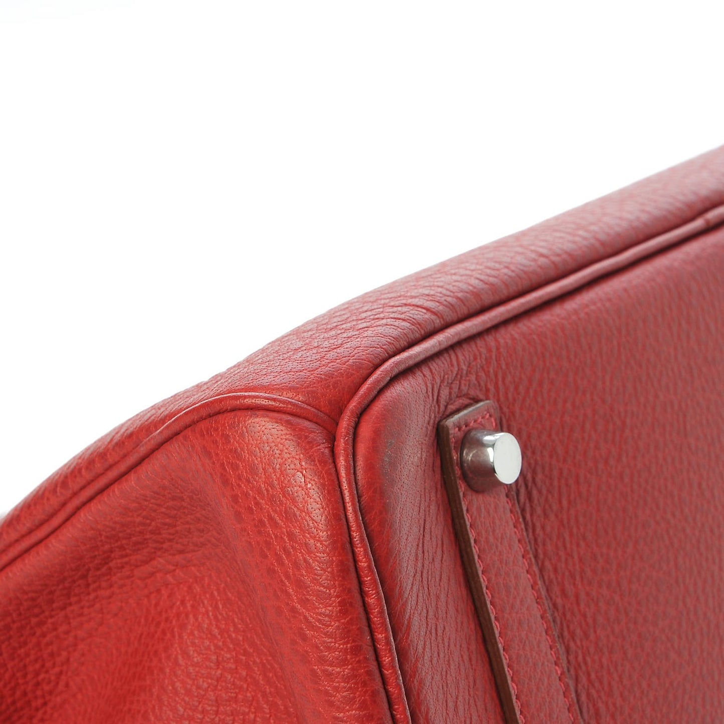 Buffle Skipper Birkin 35 Rouge Vif
