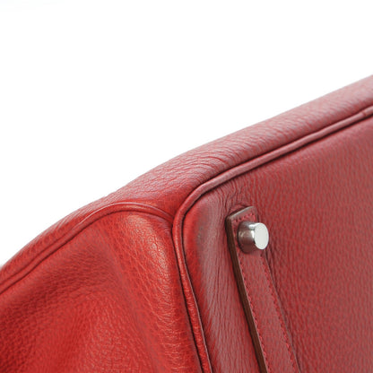 Hermes Buffle Skipper Birkin 35 Rouge Vif 37 of 40