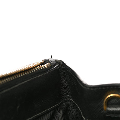 Prada Saffiano Large Galleria Double Zip Tote Black 14 of 24