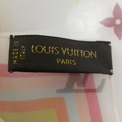 Louis Vuitton Monogram Multicolor Monogram Silk Scarf White 5 of 6