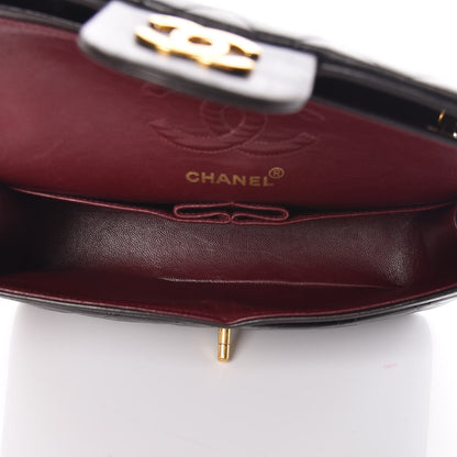 Chanel Lambskin Quilted Small Double Flap Black 8 of 16