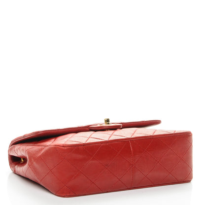 Chanel Lambskin Quilted Small Single Flap Red 4 of 8
