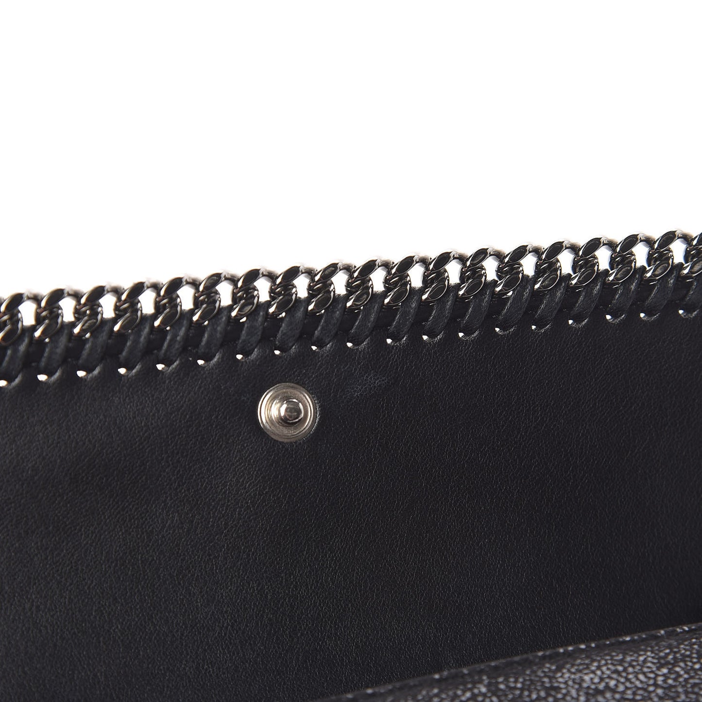 Shaggy Deer Falabella Flap Wallet Black