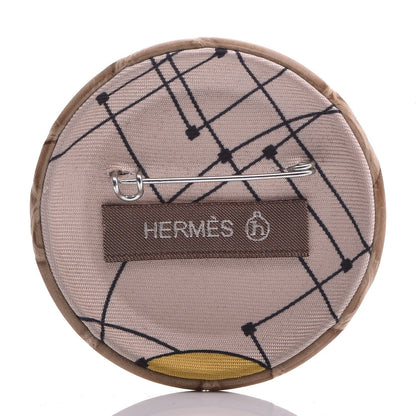 Hermes Matte Alligator Petit H Pin Brooch Poussiere 3 of 6