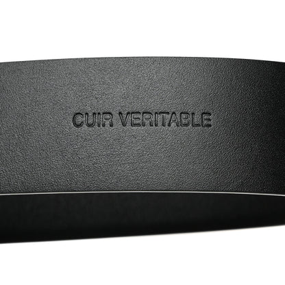 Chanel Calfskin Crystal CC Belt 80/32 Black 5 of 8