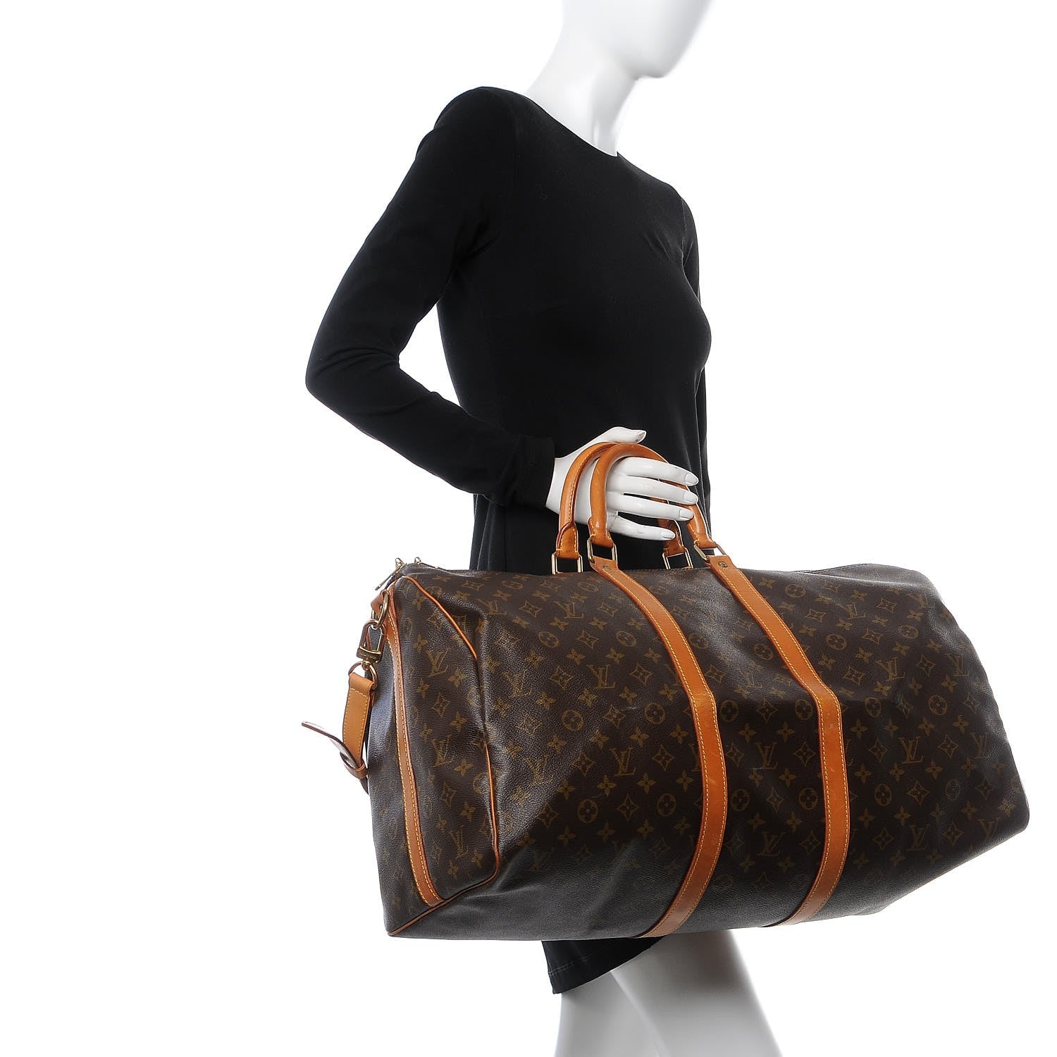 Louis Vuitton Monogram Keepall Bandouliere 55 3 of 16