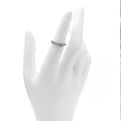 Cartier Platinum Diamond .40ct Solitaire 1895 Engagement Ring 50 5.25 2 of 7