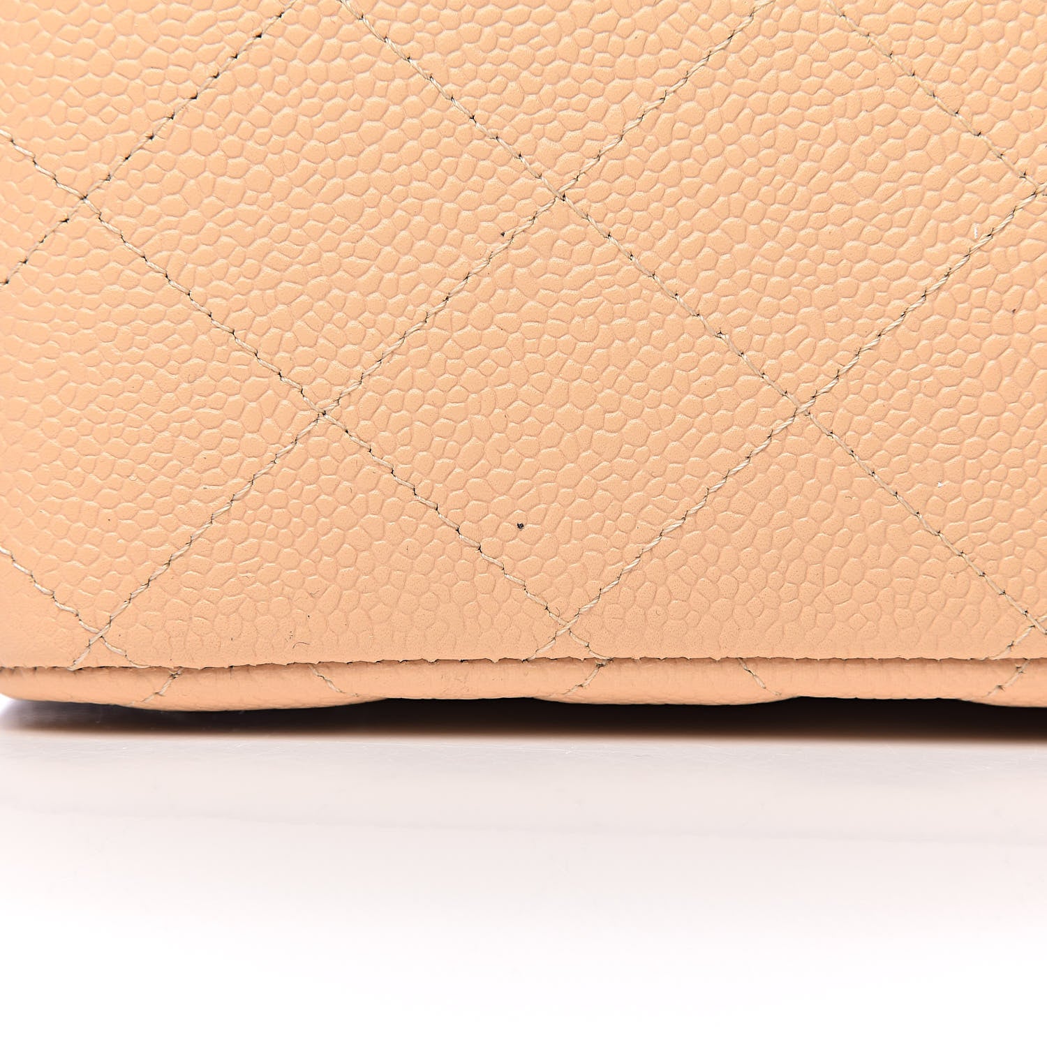 Chanel Caviar Quilted Jumbo Double Flap Beige Clair 12 of 14