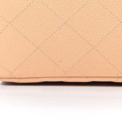 Chanel Caviar Quilted Jumbo Double Flap Beige Clair 12 of 14
