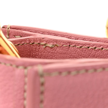 Miu Miu Goatskin Madras Shopping Tote Rosa Gemma 13 of 13