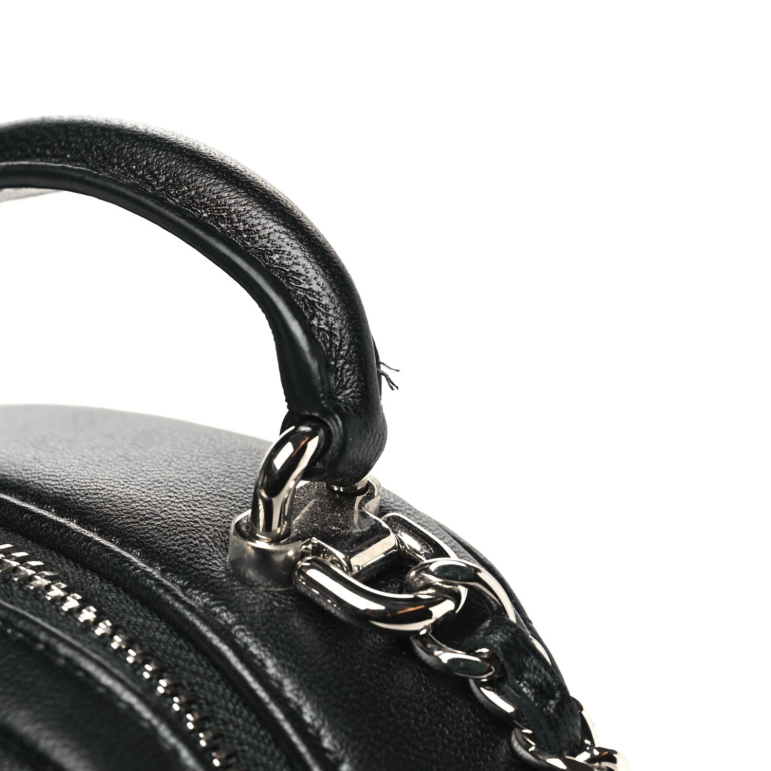 Chanel Lambskin Quilted CC Mini Classic Backpack Black 11 of 11